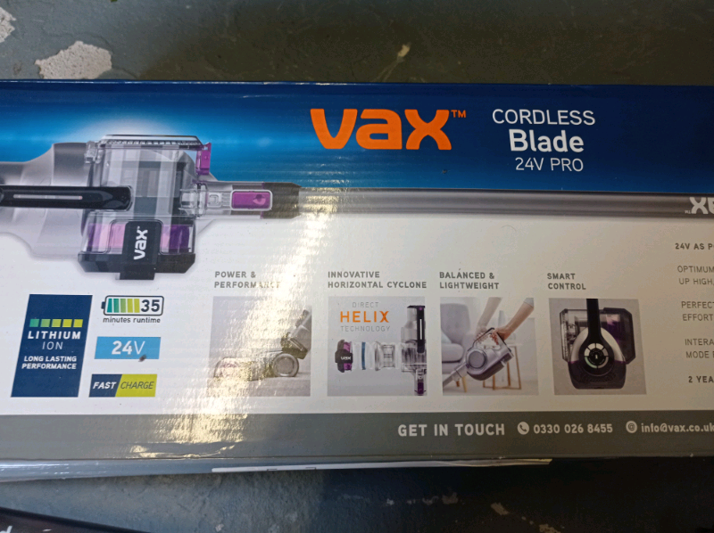 VAX Cordless Blade 24volt pro | in 